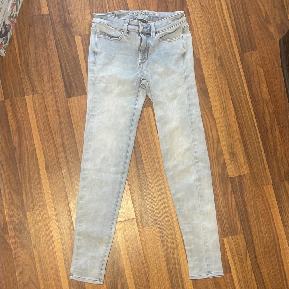 American Eagle Outfitters Light Blue Skinny Jeans